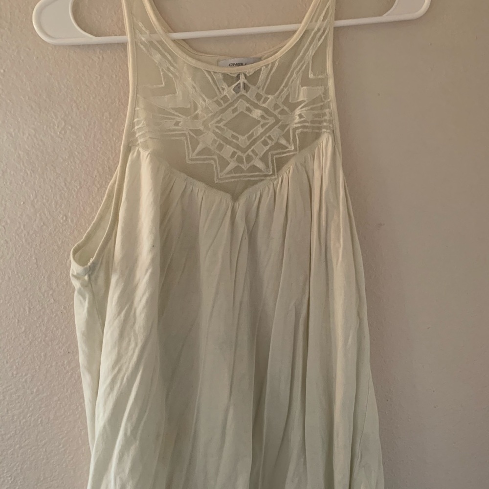Off white tank top
